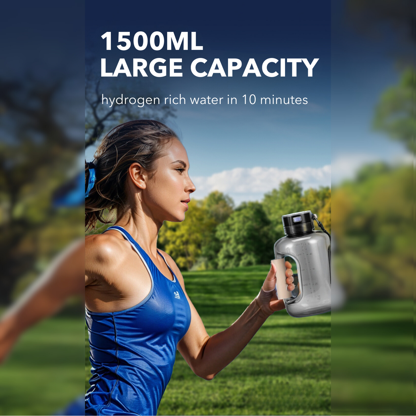 HydroSport 50oz – Athletic Hydrogen Water Jug