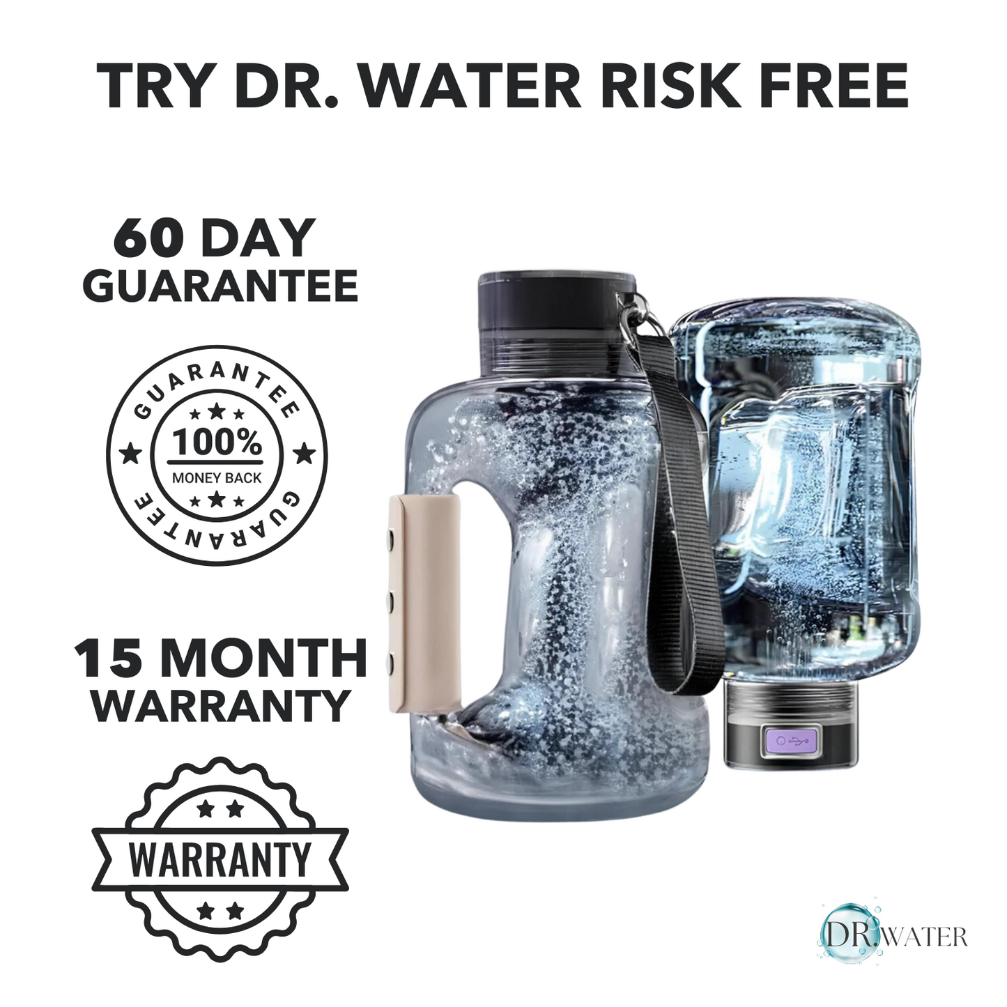 HydroSport 50oz – Athletic Hydrogen Water Jug
