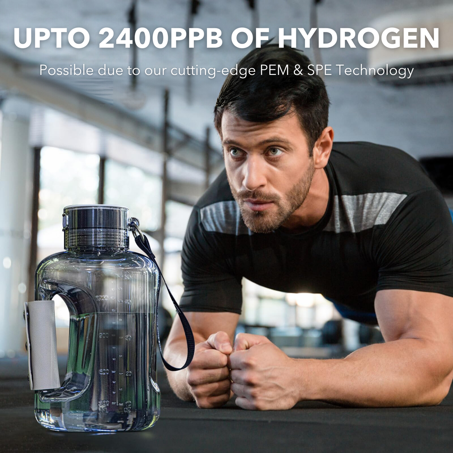 HydroSport 50oz – Athletic Hydrogen Water Jug