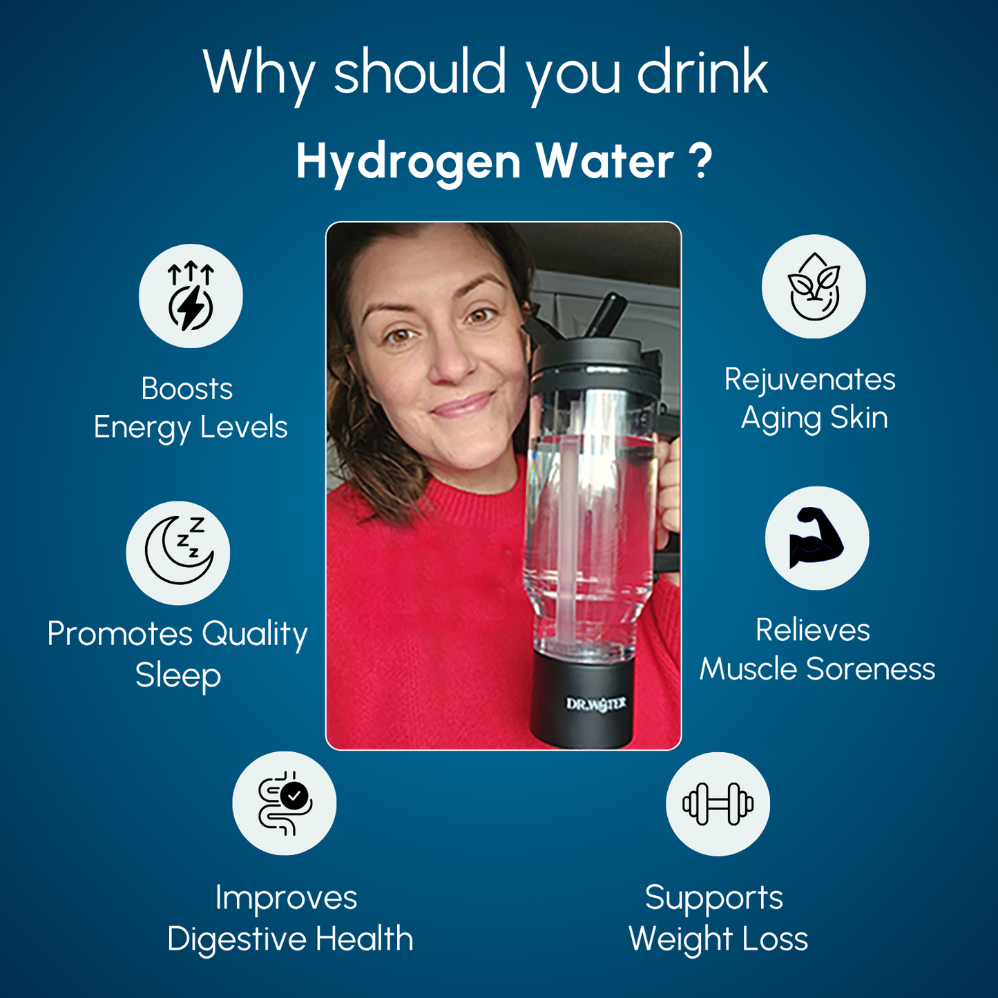 HydroStanley 32oz – Premium Hydrogen Water Bottle