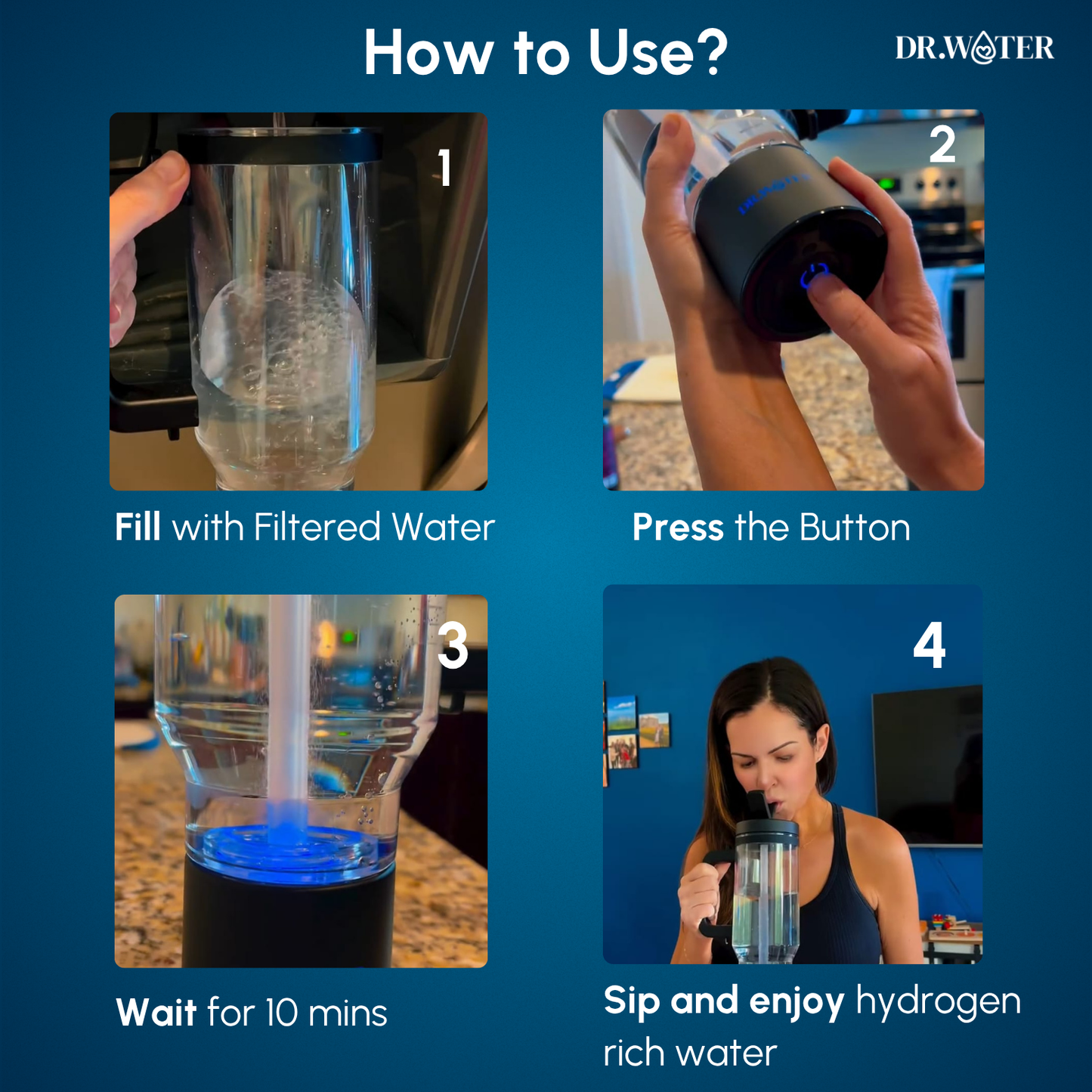 HydroStanley 32oz – Premium Hydrogen Water Bottle