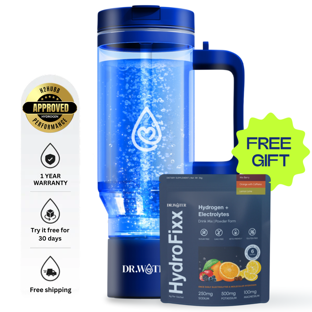 HydroTumbler 32oz  – Premium Hydrogen Water Bottle