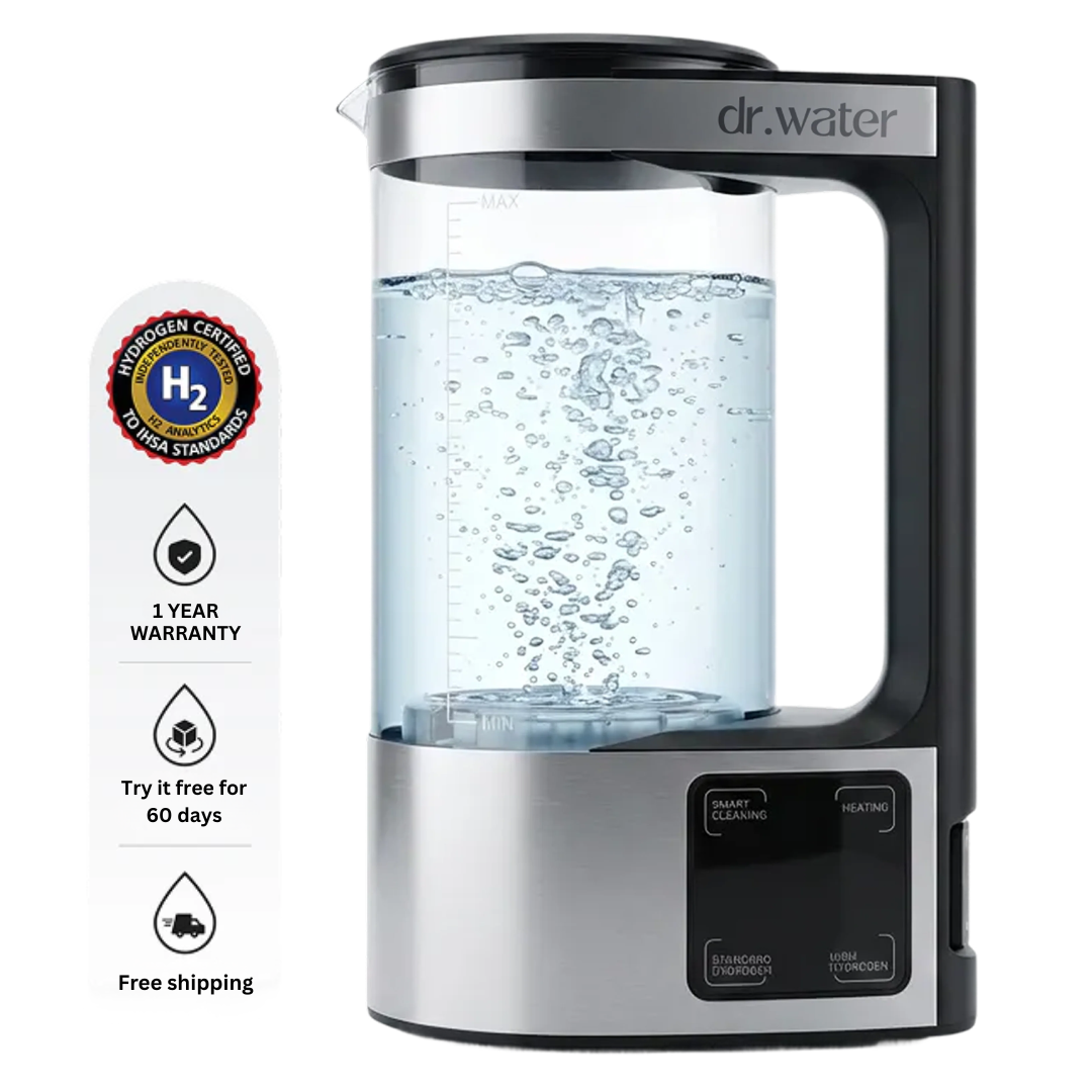 HydroPitcher 68oz – Glass Hydrogen Water Pitcher
