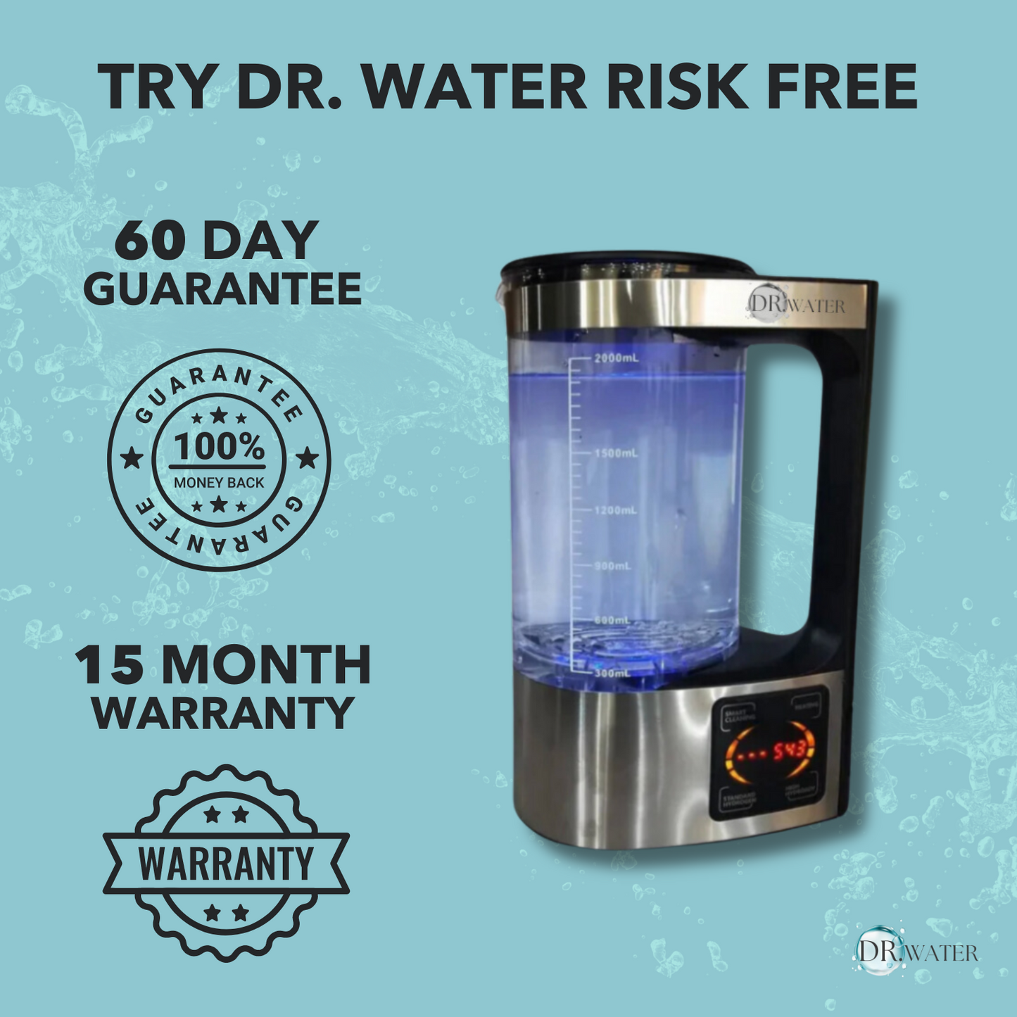 Dr. Water HydroKettle - boost health with antioxidant power