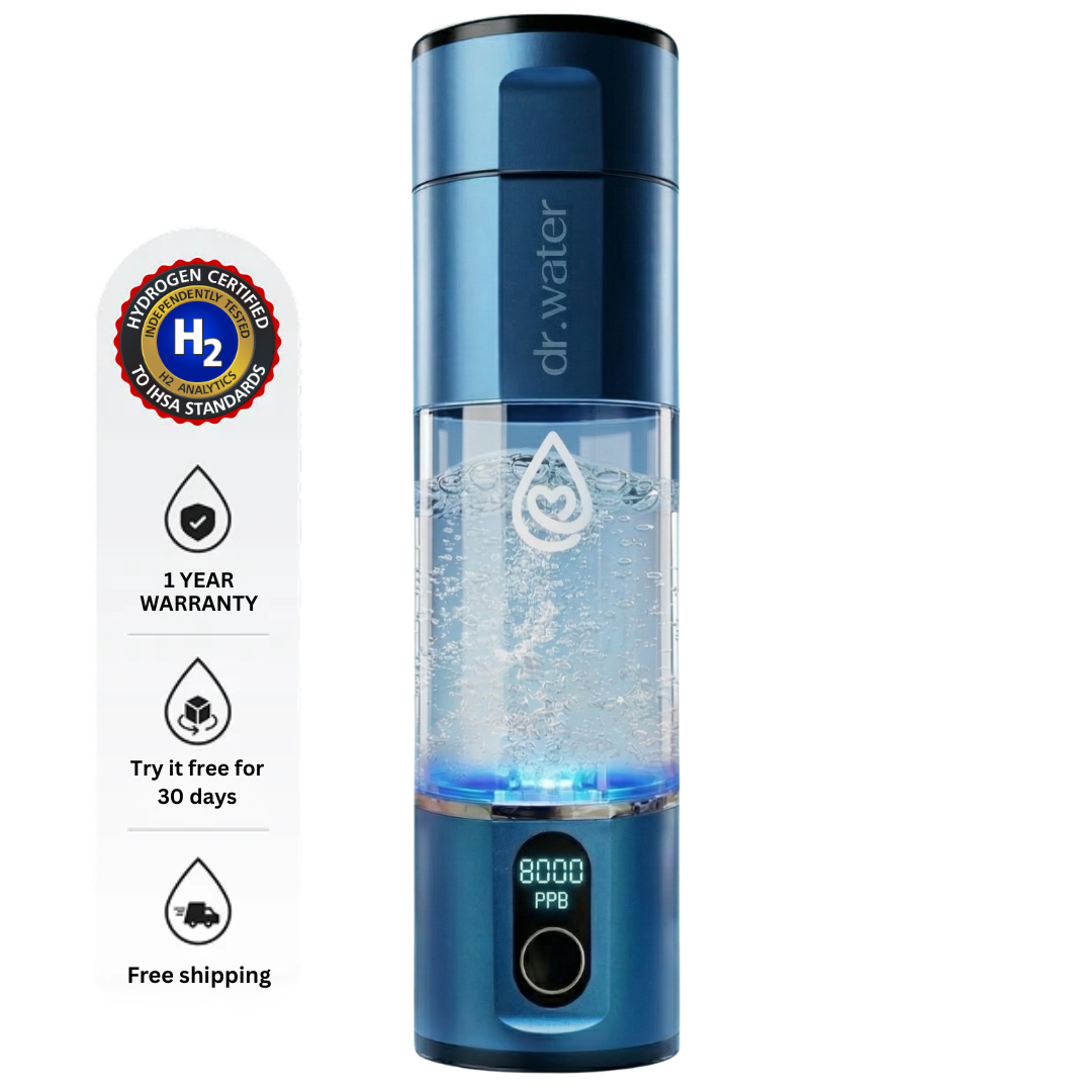 Dr.Water Hydrator Pro 8000ppb hydrogen water bottle – main hero product shot