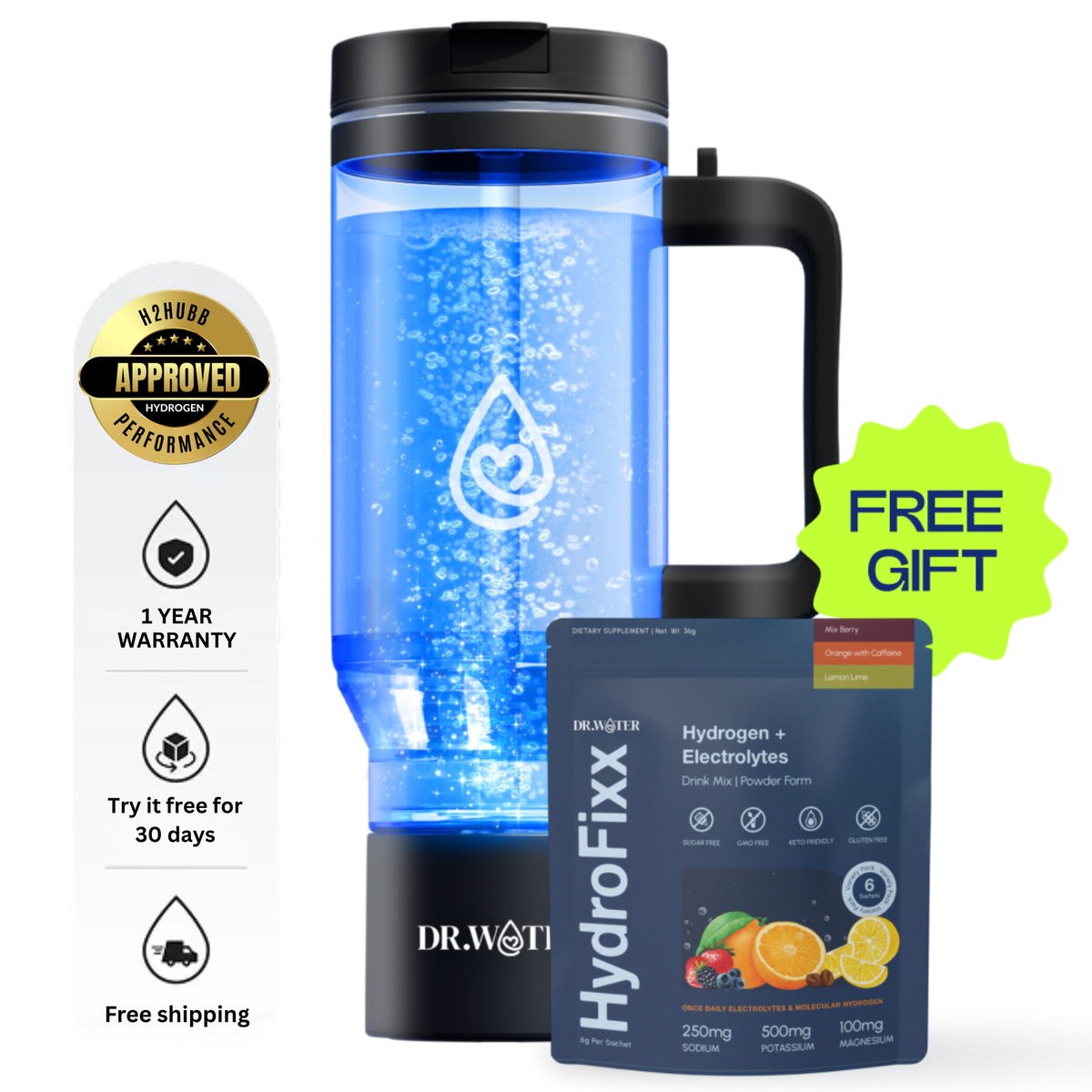 HydroTumbler 32oz  – Premium Hydrogen Water Bottle