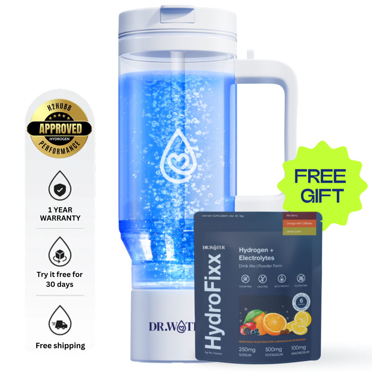 HydroTumbler 32oz  – Premium Hydrogen Water Bottle