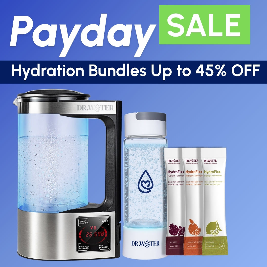 Family Bundle (HydroPitcher + HydroDaily Glass + HydroFixx- pack of 24)
