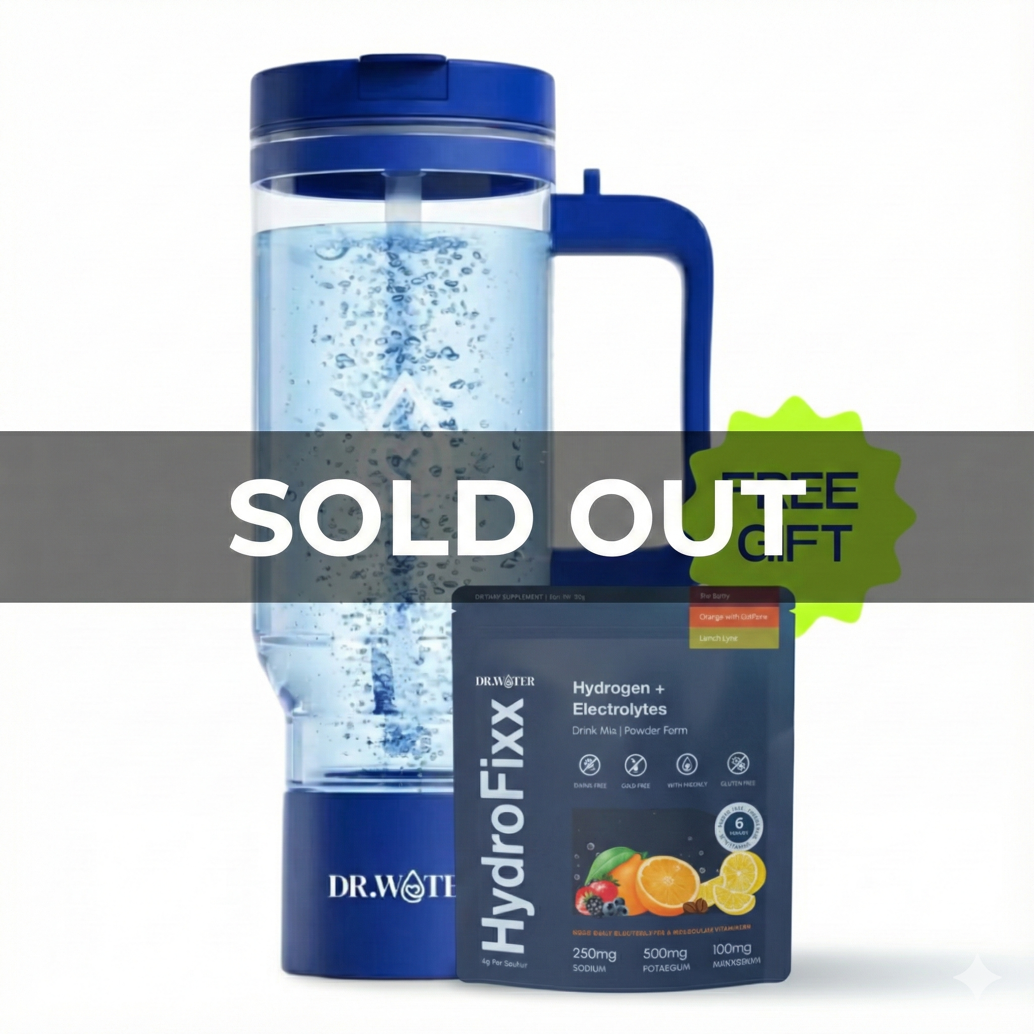 Blue HydroTumbler 32oz  – Premium Hydrogen Water Bottle