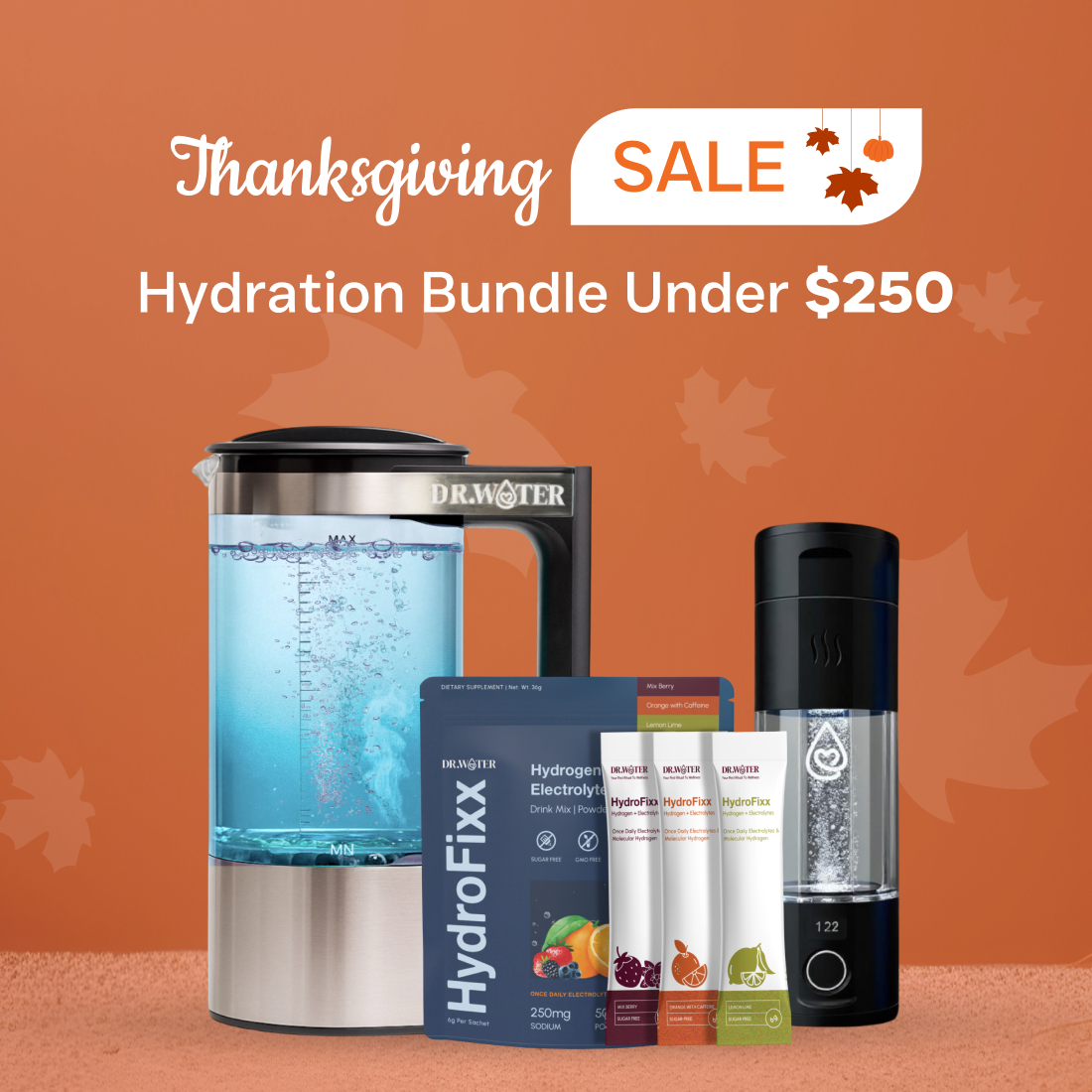 Ultimate Pro Bundle (Hydrator Pro + HydroPitcher + HydroFixx)