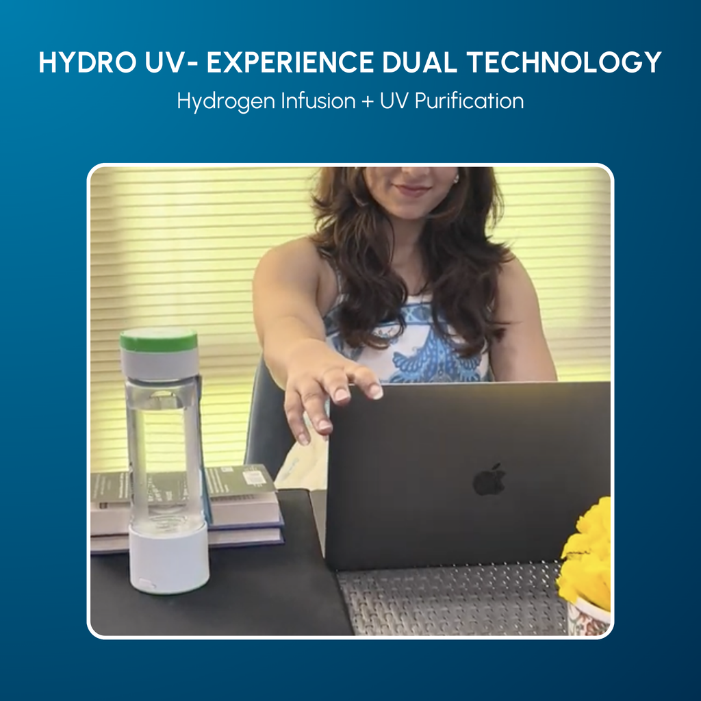 Hydro UV 14oz – Dual-Action Purification Hydrogen Bottle