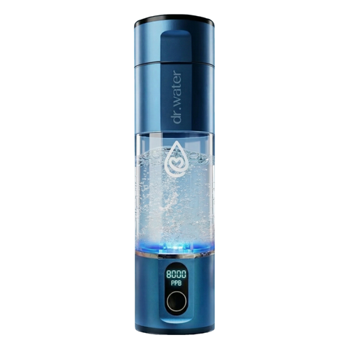 Dr. Water Hydrator Pro hydrogen water bottle, blue