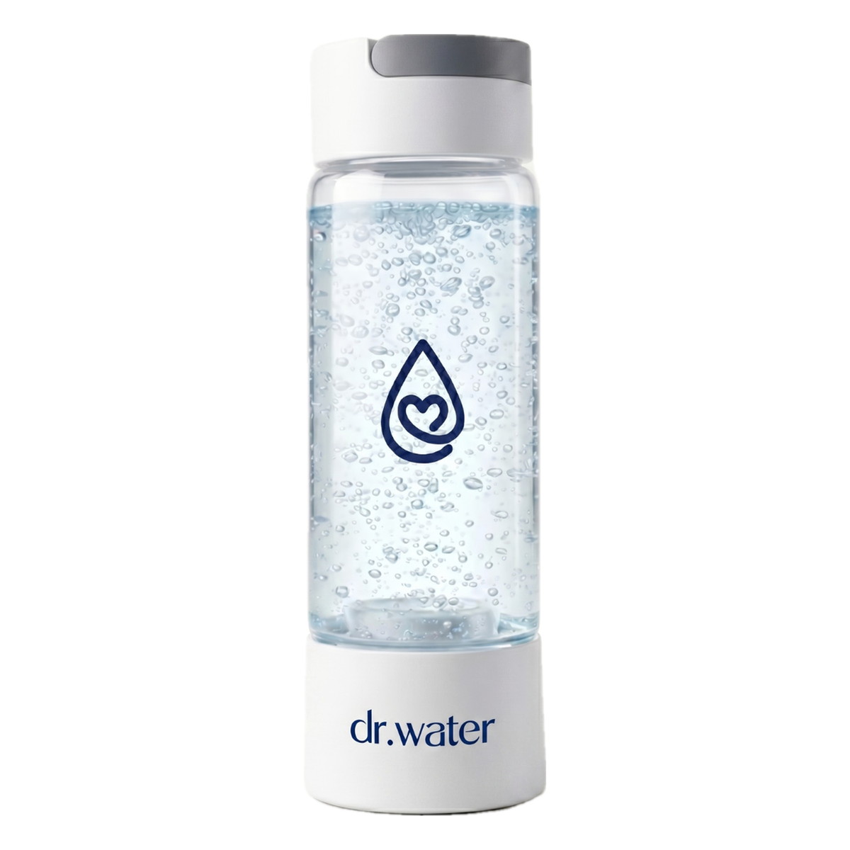 Dr. Water HydroDaily 13oz hydrogen water bottle, white