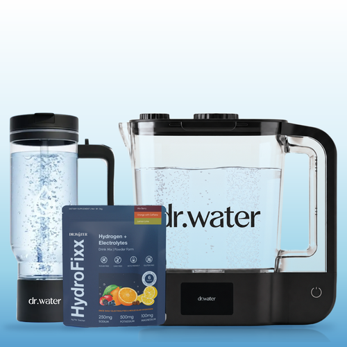 Dr. Water Family Hydration Essentials Bundle — HydroPitcher Pro, HydroTumbler and HydroFixx drink mix