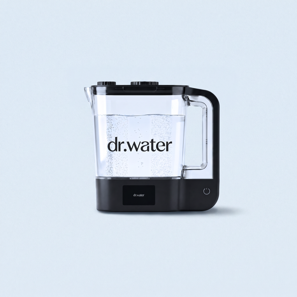 HydroPitcher Pro – cordless shatterproof Tritan hydrogen water pitcher with digital display