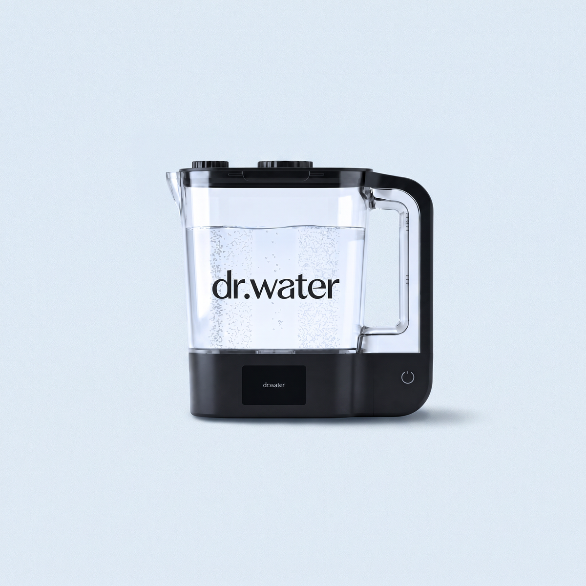 HydroPitcher Pro – cordless shatterproof Tritan hydrogen water pitcher with digital display