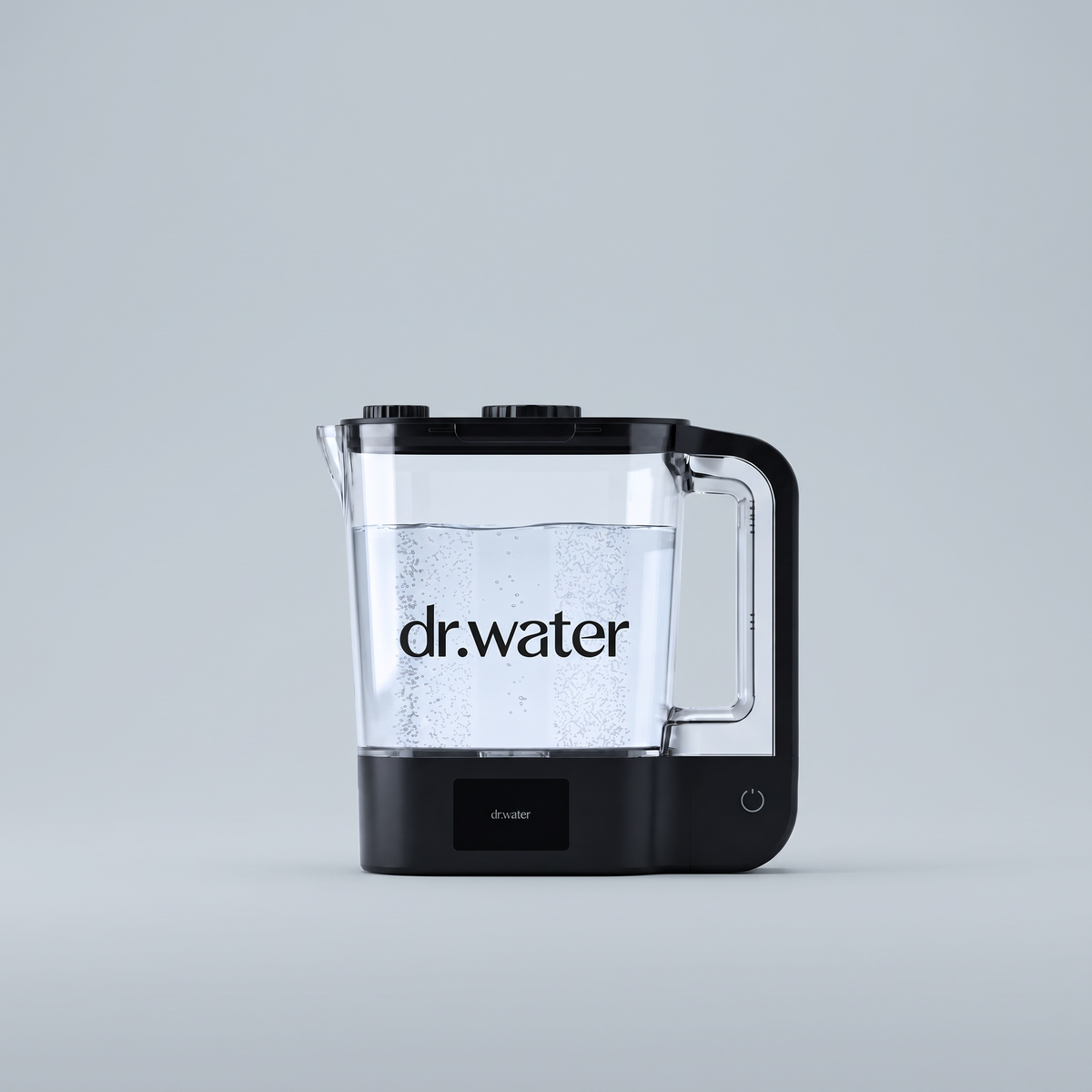 HydroPitcher Pro – cordless shatterproof Tritan hydrogen water pitcher with digital display