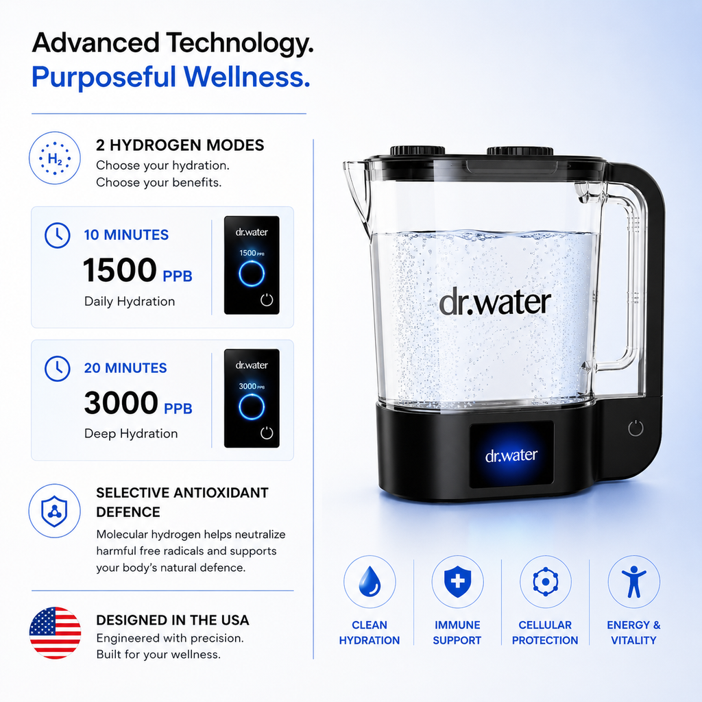 HydroPitcher Pro – 68oz Hydrogen Water Pitcher